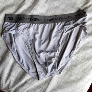 Pair of Thieves Mens Grey Briefs